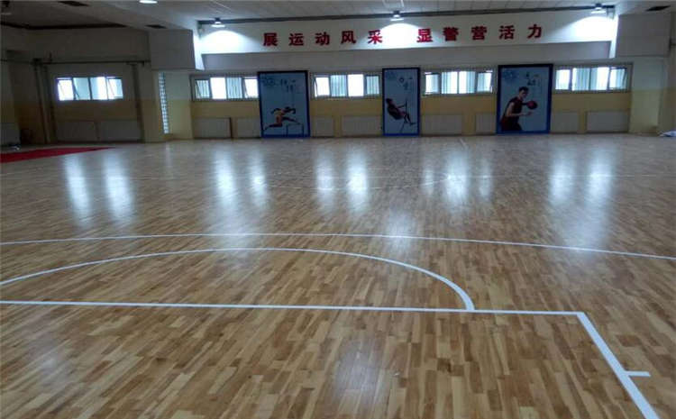柞木風雨操場運動地板板式龍骨結構