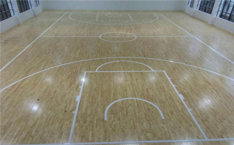 24厚木地板籃球館施工技術方案